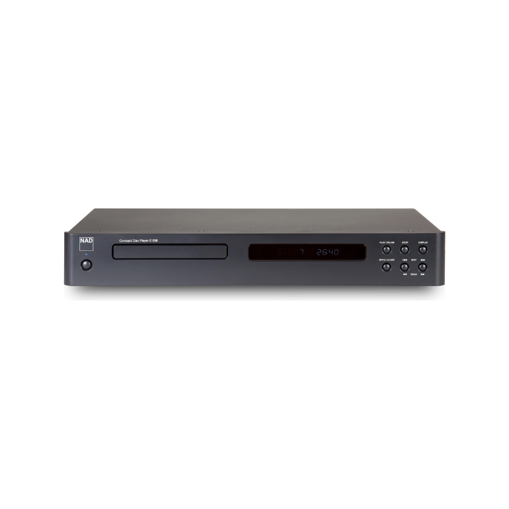 NAD C 538 Single Disc CD Player - High-Fidelity Audio for Home & Office | Perfect for Music Lovers & Audiophiles