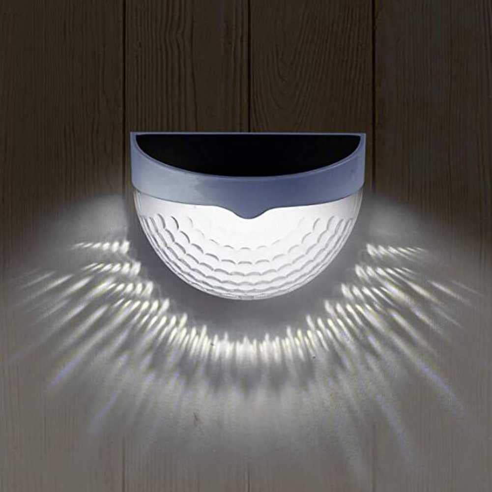 JINGBO Solar Powered LED Wall Lights - IP55 Waterproof Outdoor Solar Lamp with Polycrystalline Silicon Panel for Patio, Garden, Yard, Deck, Garage & Stairs | Perfect for Nighttime Safety & Landscape Lighting