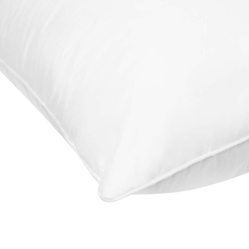 Classique 50 Collection Down & Feather Firm Pillow - Premium Support for Side & Back Sleepers - Perfect for Hotels, Guest Rooms & Luxury Bedding