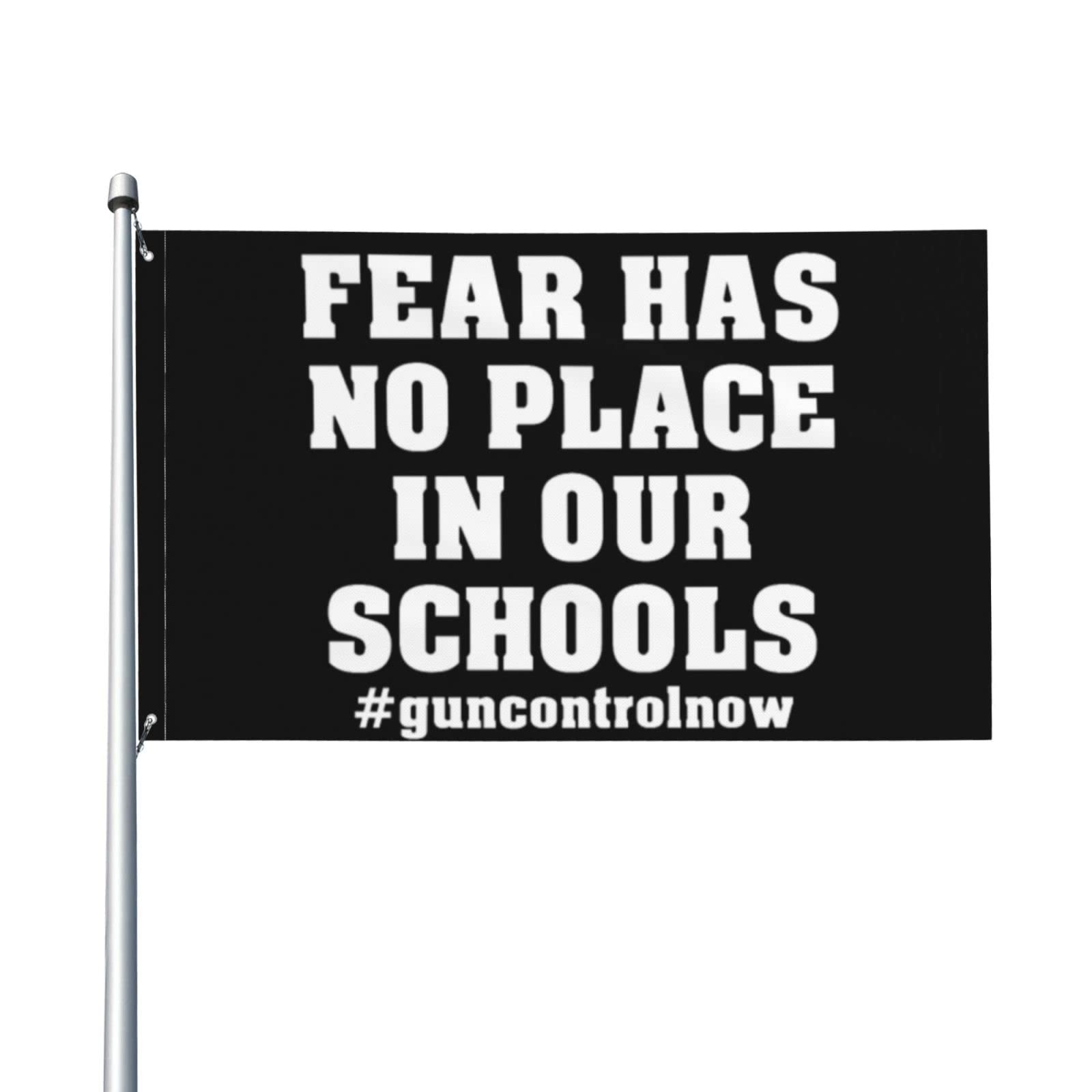 3x5 March For Our Lives Flag - Pray For Uvalde Texas, Enough Is Enough Gun Control Now, End Gun Violence, Protect Our Kids Not Guns - No More Silence Protest Banner (No Flag Pole Included) - Perfect for Rallies, Memorials & Social Justice Events