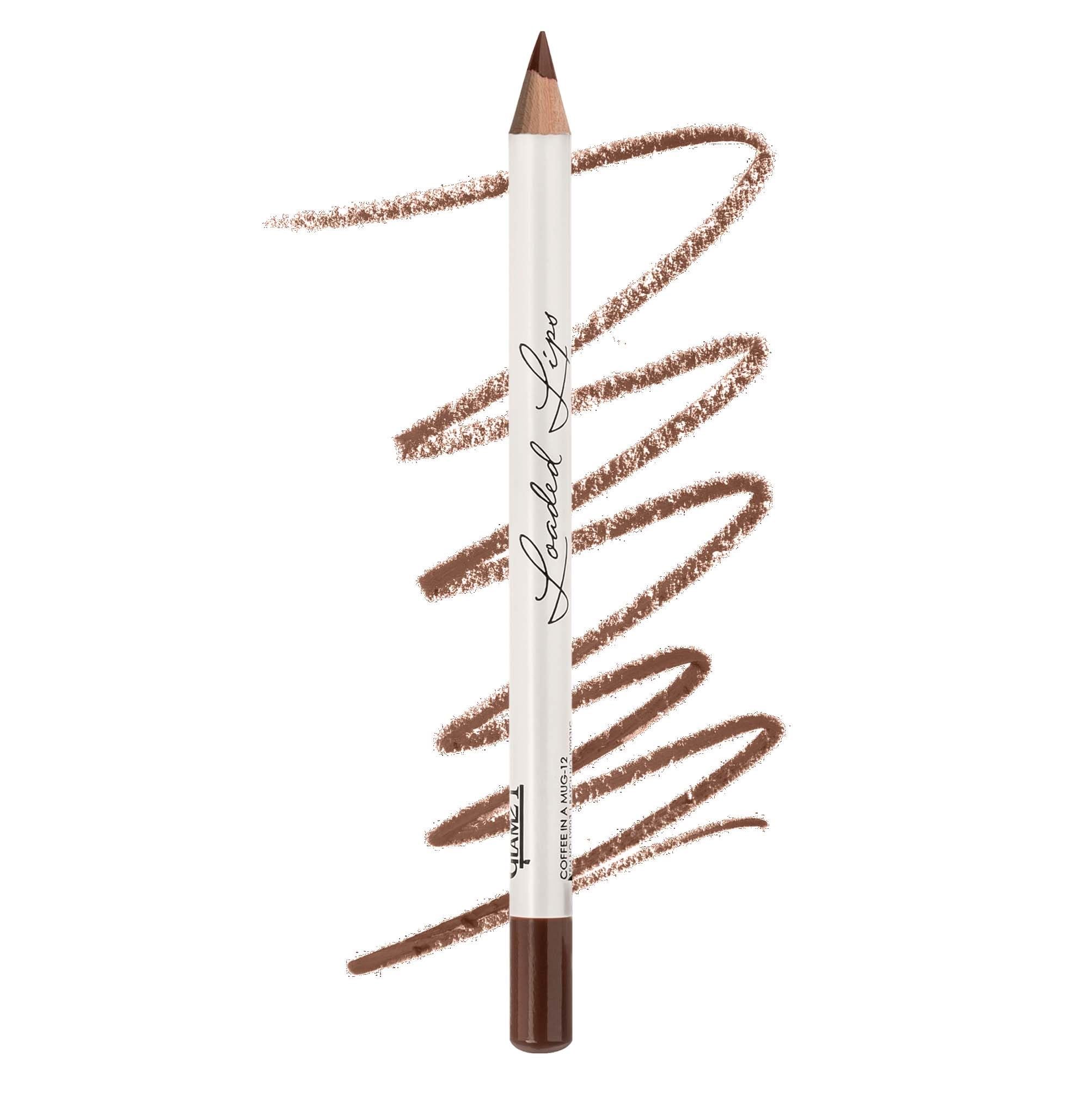 Glam21 Lip Liner - Creamy Long-Lasting Pencil for Clean Contoured Lips | Smooth Easy-Glide Formula | Perfect Pout Enhancer | Shade 12 Coffee In A Mug | Ideal for Everyday Wear, Night Out Makeup & Professional Looks