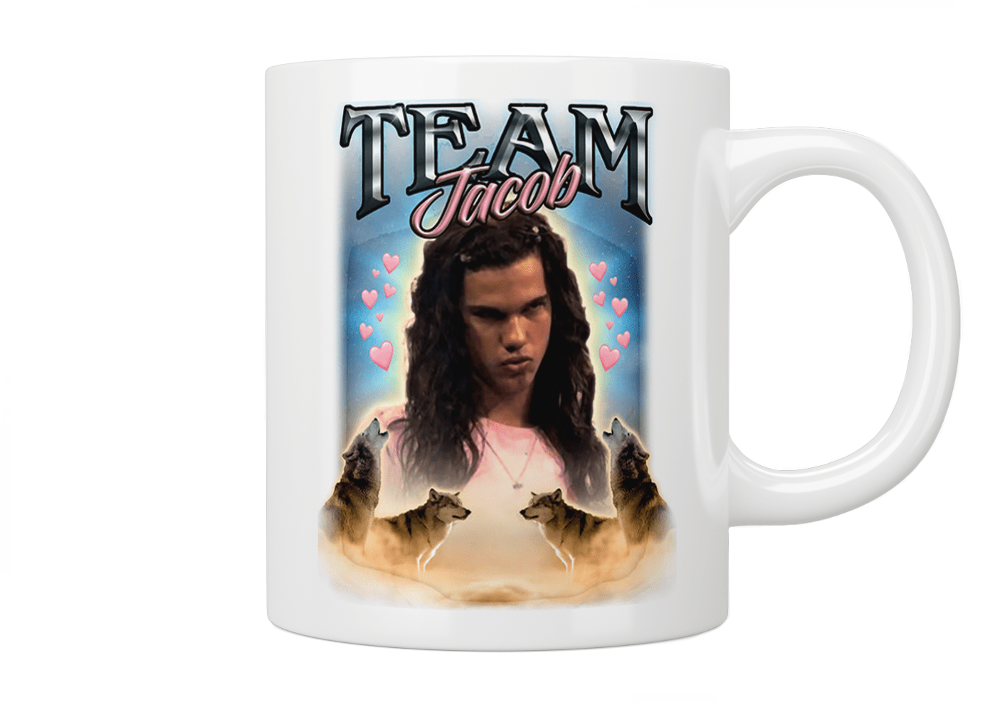 Team Jacob Coffee Mug - The Twilight Saga Inspired Ceramic Cup for Fans - Perfect for Hot & Cold Drinks, Gifts, and Movie Nights