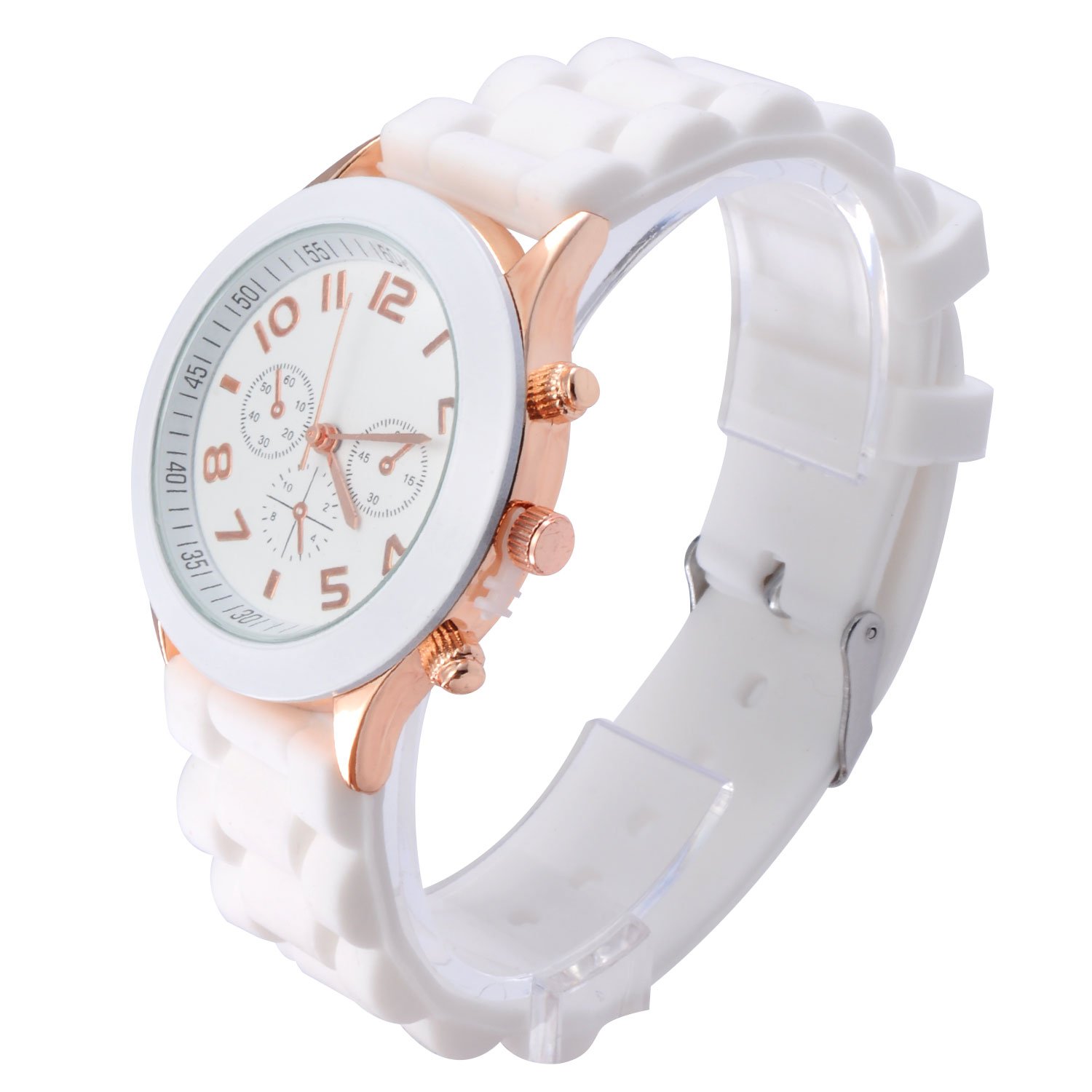 OFTEN Silicone Quartz Rubber Casual Waterproof Watch - Jelly Wrist Analog Watches for Men & Women - Perfect for Swimming, Sports & Everyday Wear
