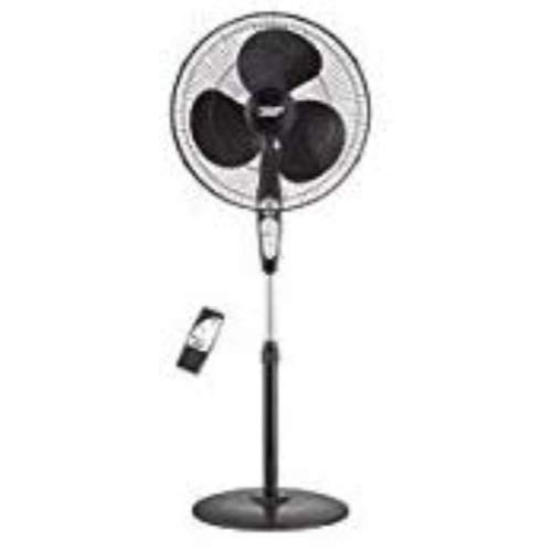 18 Inch Stand Fan with Remote Control - Quiet Oscillating Floor Fan for Home, Office & Bedroom Cooling