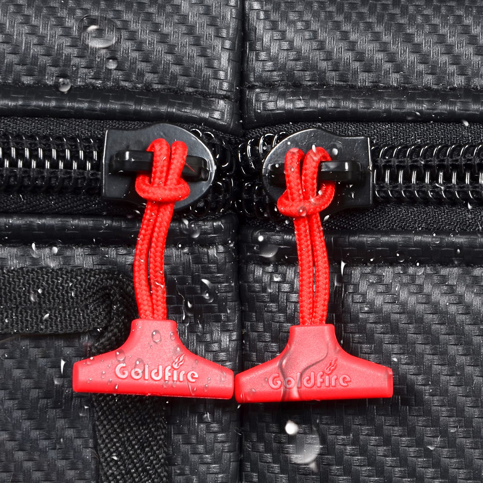 Goldfire Overhead Storage Bag - Universal Roof Top Organizer for Polaris RZR XP 1000 (2 & 4 Seat All Years) - Durable Tool Gear Bag with Red Piping - Perfect for Off-Road Adventures, Camping & Outdoor Storage