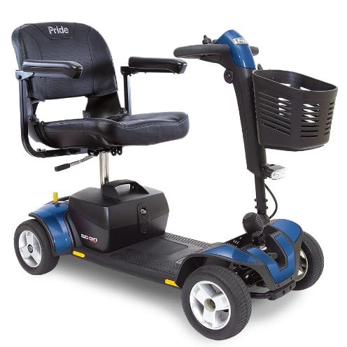 Pride Mobility S74 Go-Go Sport 4-Wheel Mobility Scooter with Accessories Bundle - Ideal for Outdoor Adventures and Daily Errands