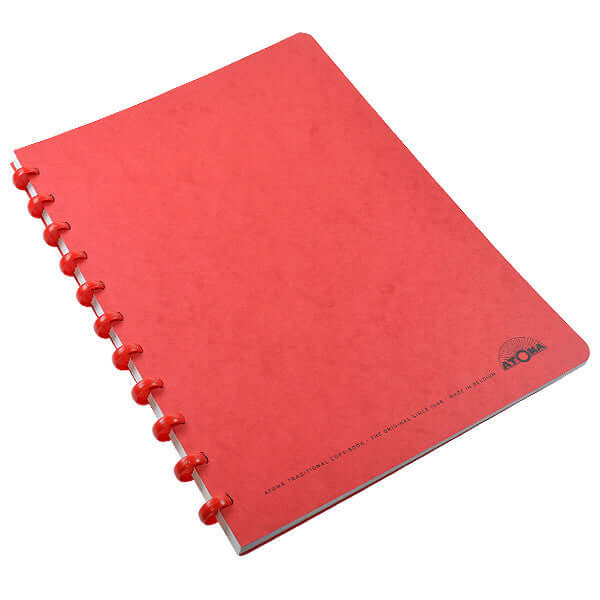 Atoma Classic Colors Refillable Notebook - Disc Bound, 210 x 295mm, Customizable Cover for Office, School & Creative Journaling