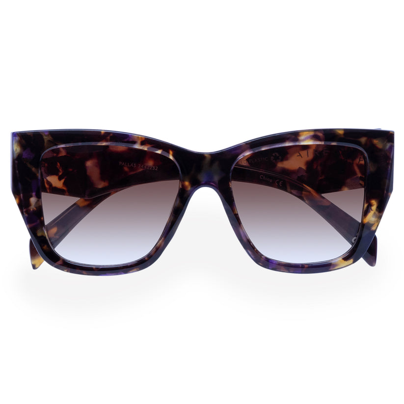 Aire Pallas Polarized Sunglasses for Men & Women - Navy Blue Galaxy Tortoise Frame - UV Protection, Fashion & Outdoor Activities