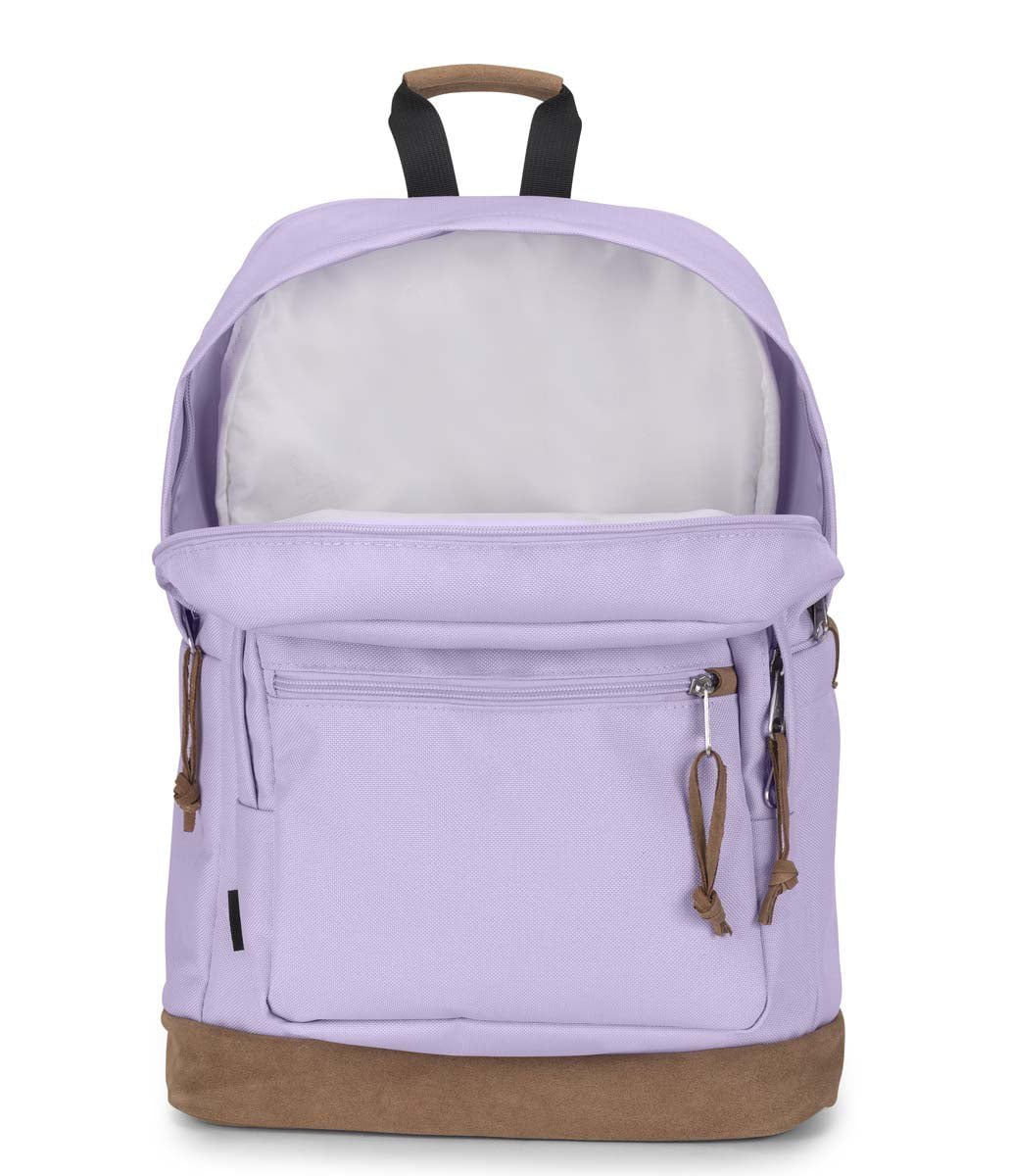 JanSport Right Pack Backpack - Premium Lightweight School & Travel Backpack for Students & Professionals, Pastel Lilac - Perfect for College, Work, Hiking & Everyday Use