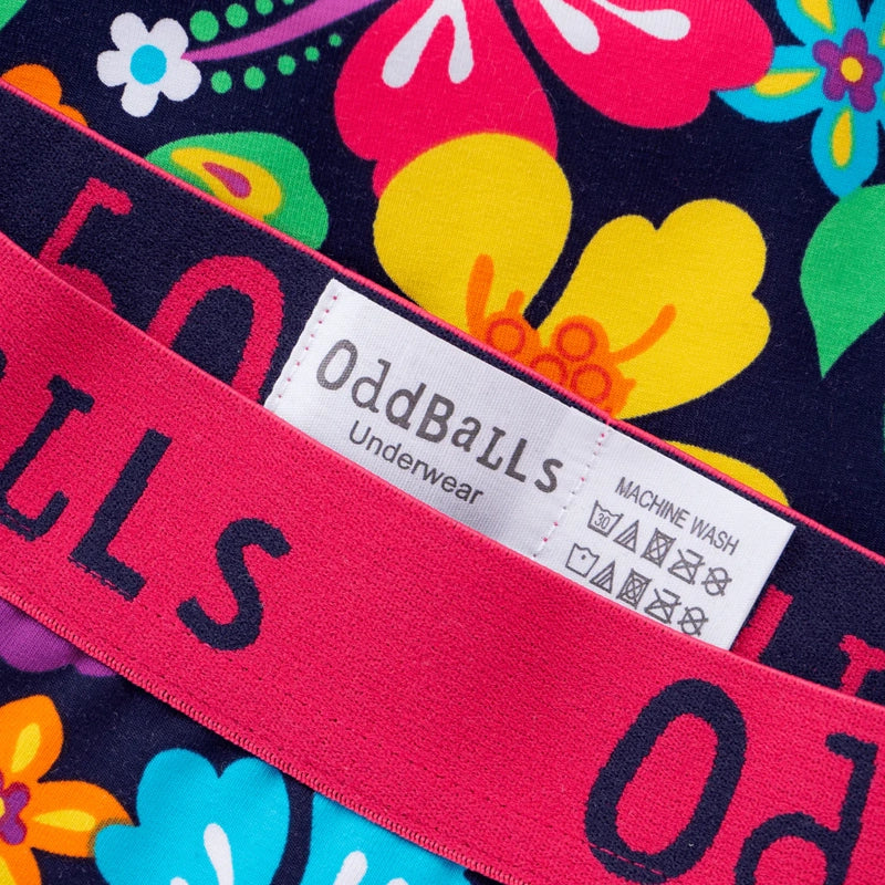 OddBalls Hawaii Boxer Shorts for Men - Soft Cotton Underwear with Fun Hawaiian Print - Perfect for Beach, Vacation, and Casual Wear