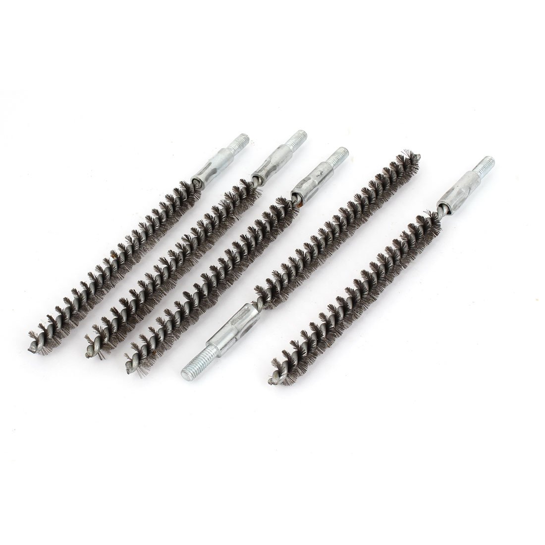 6mm Thread Steel Wire Pipe Tube - 12mm Dia Chimney Cleaning Brush Set (5pcs) for Painting Supplies & Wall Treatments - Perfect for DIY Home Renovation and Professional Painting Projects