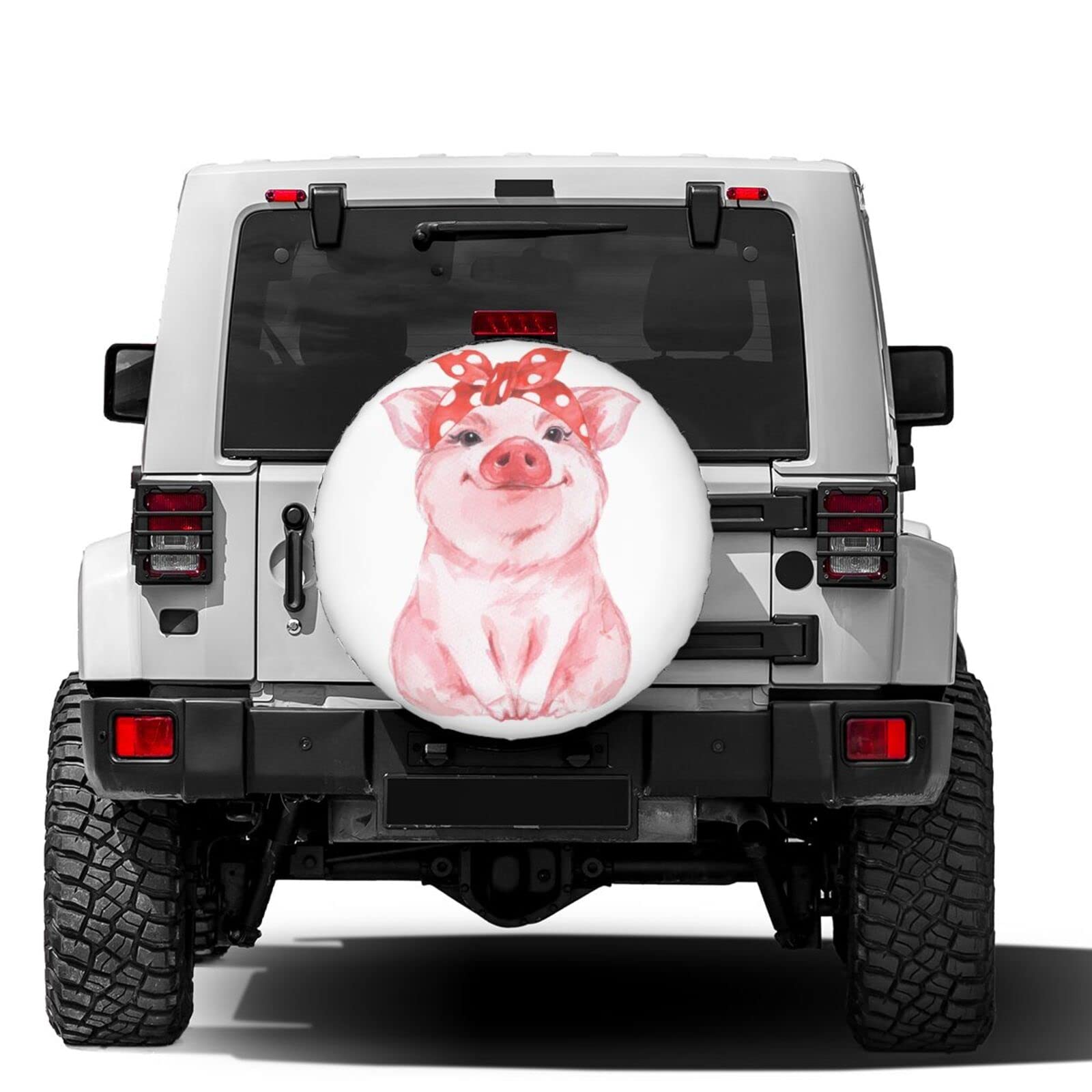 Funny Pig Baby Spare Tire Cover - Waterproof & Dust-Proof Wheel Cover for Trailer, RV, SUV (Fits 14-17 Inch Tires) - Perfect for Camping, Road Trips & Outdoor Adventures