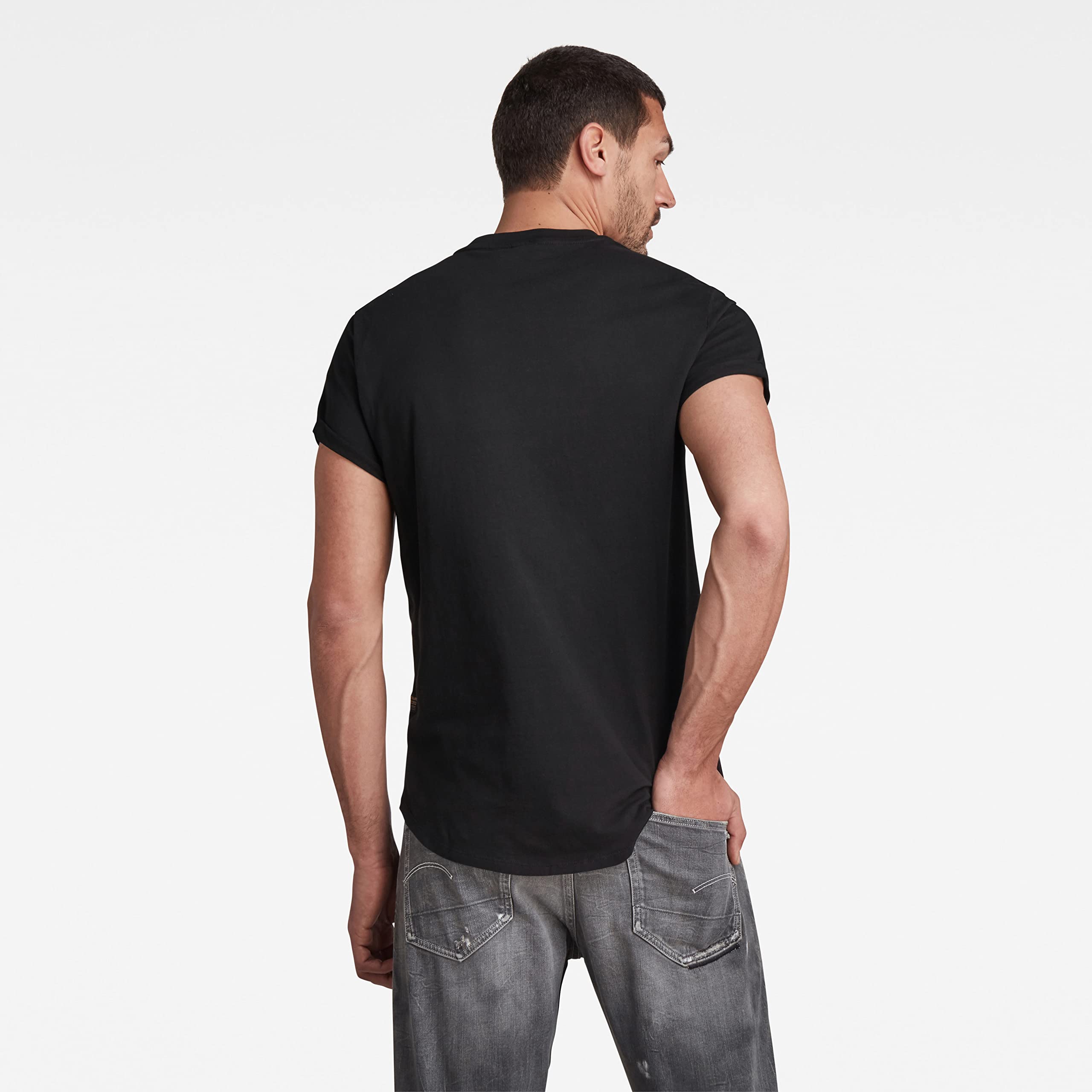 G-STAR RAW Men's Lash Crew Neck Short Sleeve T-Shirt | Casual Cotton Tee for Everyday Wear | Streetwear & Lounge Style