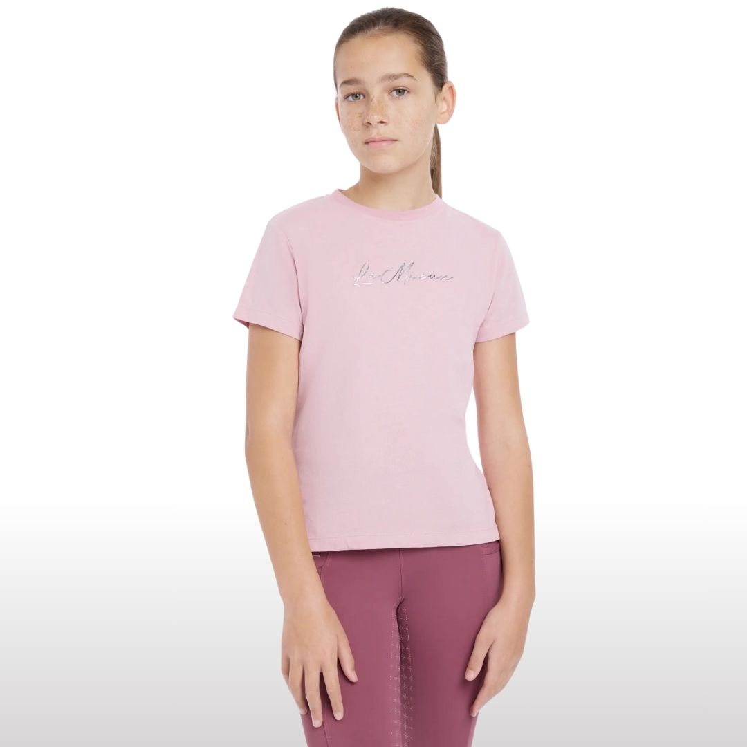 LeMieux Young Rider Arianna T-Shirt - Breathable & Comfortable Equestrian Tee for Girls - Perfect for Horse Riding, Training & Casual Wear