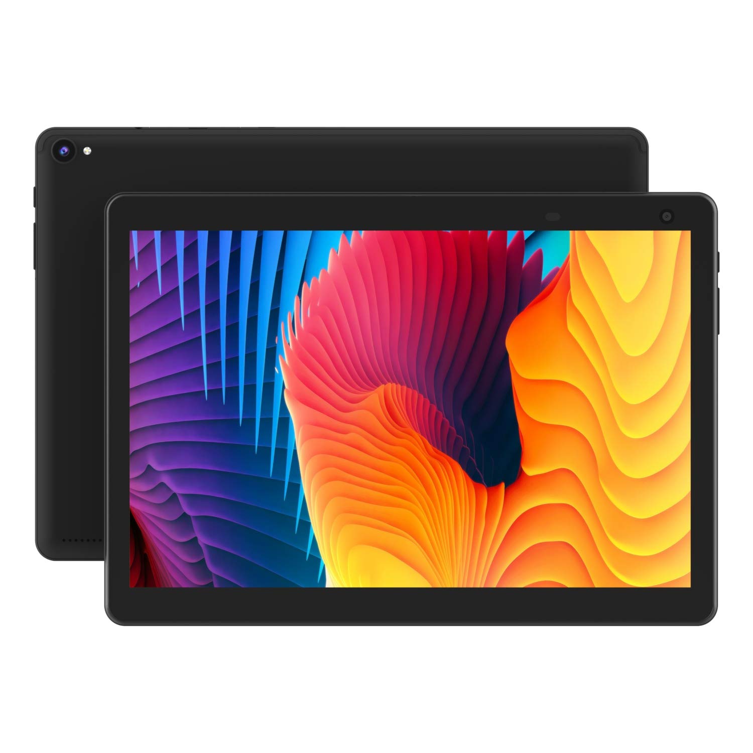COOPERS 10 Inch Android Tablet - Android 10 OS, Quad Core Processor, 32GB Storage, 2GB RAM, 8MP Camera | Long Battery Life Black Tablet for Work, Study & Entertainment