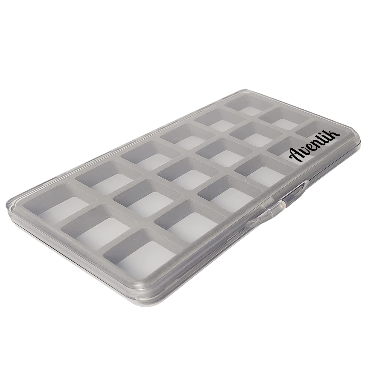 Aventik Slim Magnetic Fly Fishing Tackle Box - 7.3X3.8X0.5in for Fly Fishing Gear Storage