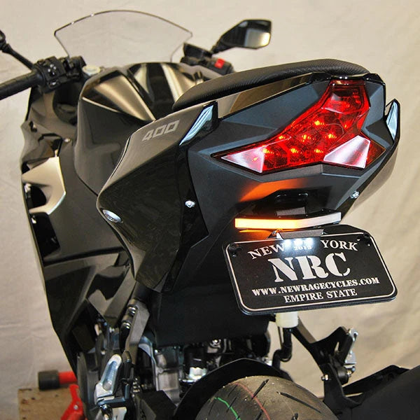 Kawasaki Ninja 400 Fender Eliminator Kit (2018-2023) - Rear License Plate Bracket - Easy Installation for Motorcycle Customization & Clean Look
