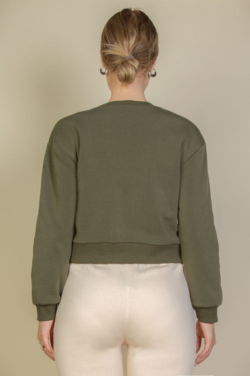 Trendy Graphic Drop Shoulder Sweatshirt for Women & Men - Soft Cotton Oversized Pullover - Perfect for Casual Wear, Street Style & Loungewear