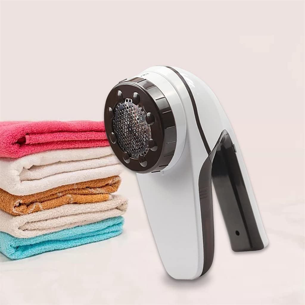 Electric Lint & Pet Hair Remover - 6 Blades Fabric Shaver for Clothes, Furniture & Car Upholstery - Fast & Efficient Lint Trimmer for Pet Owners & Home Cleaning