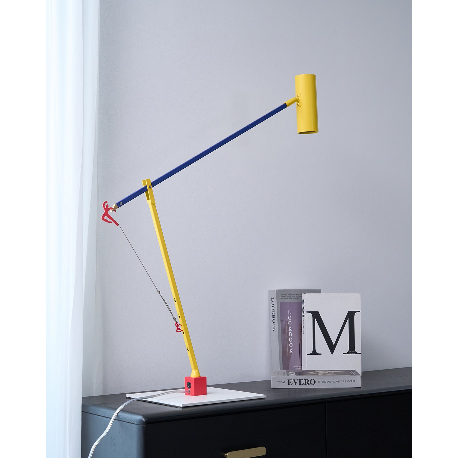 Ettorino Modern LED Table Lamp with USB Port - Adjustable Brightness for Bedroom, Living Room, and Office Desk Lighting