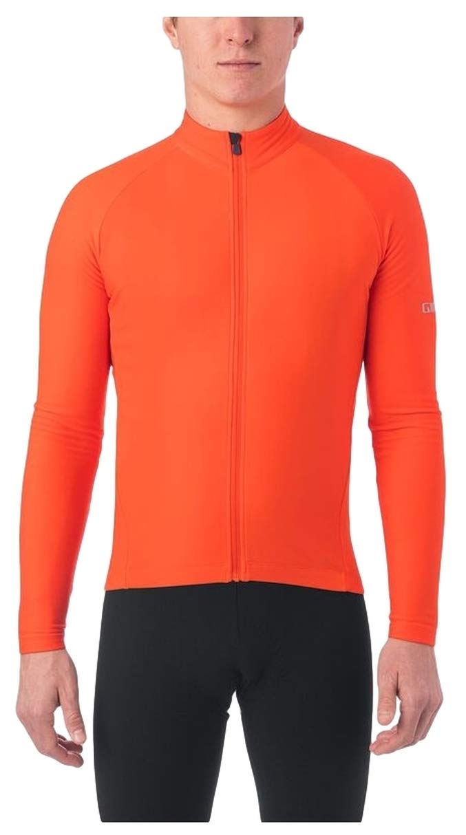 Giro Men's Chrono Thermal Long Sleeve Cycling Jersey - Breathable & Moisture-Wicking Bike Shirt for Road & Mountain Biking - Perfect for Cold Weather Training & Outdoor Cycling Adventures