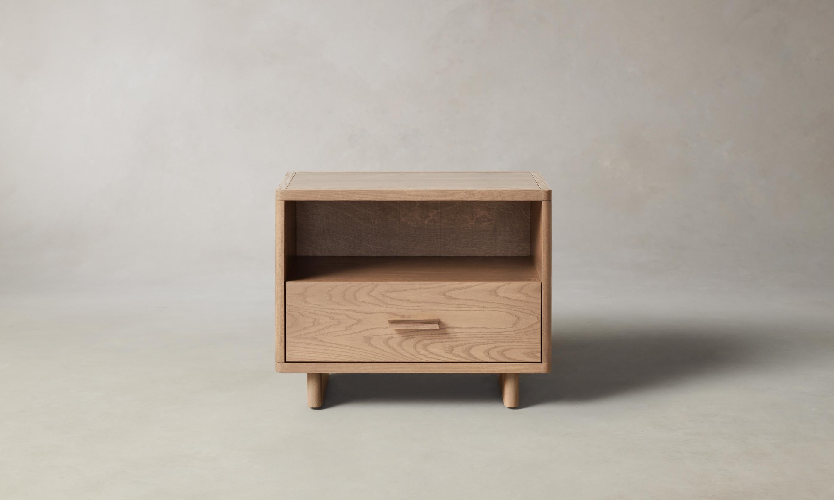 Clinton Nightstand - Modern Bedside Table with Storage Drawer, Wooden Night Stand for Bedroom - Perfect for Small Spaces, Apartments & Guest Rooms