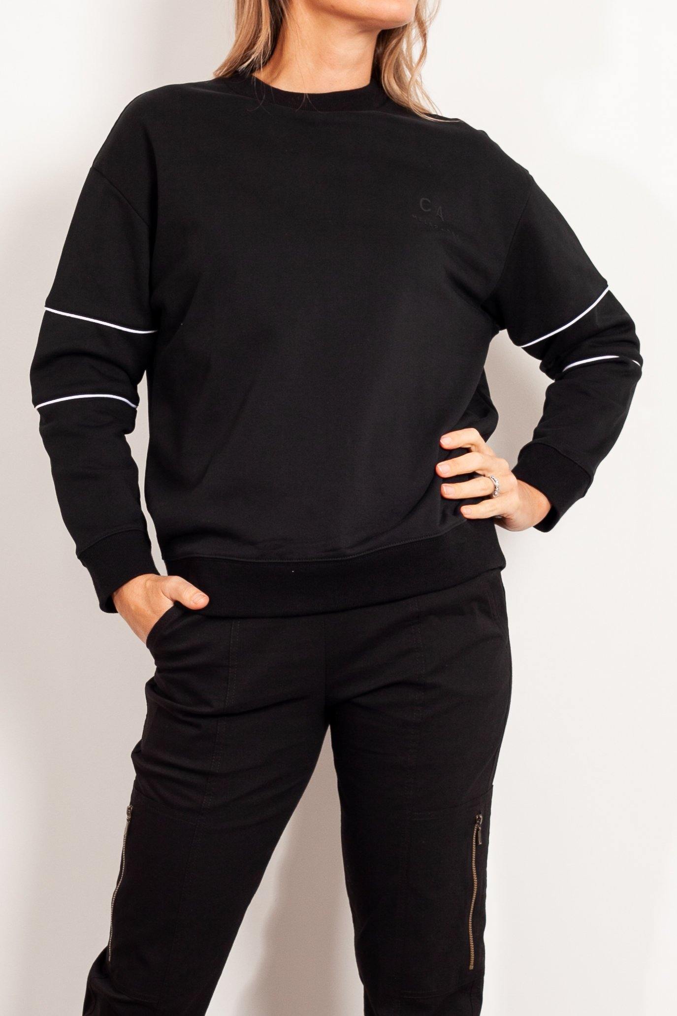 Casa Kuma Hooped Sleeve Sweater for Women - Cozy Knit Pullover with Unique Hoop Design - Perfect for Fall Fashion, Date Nights & Casual Outings