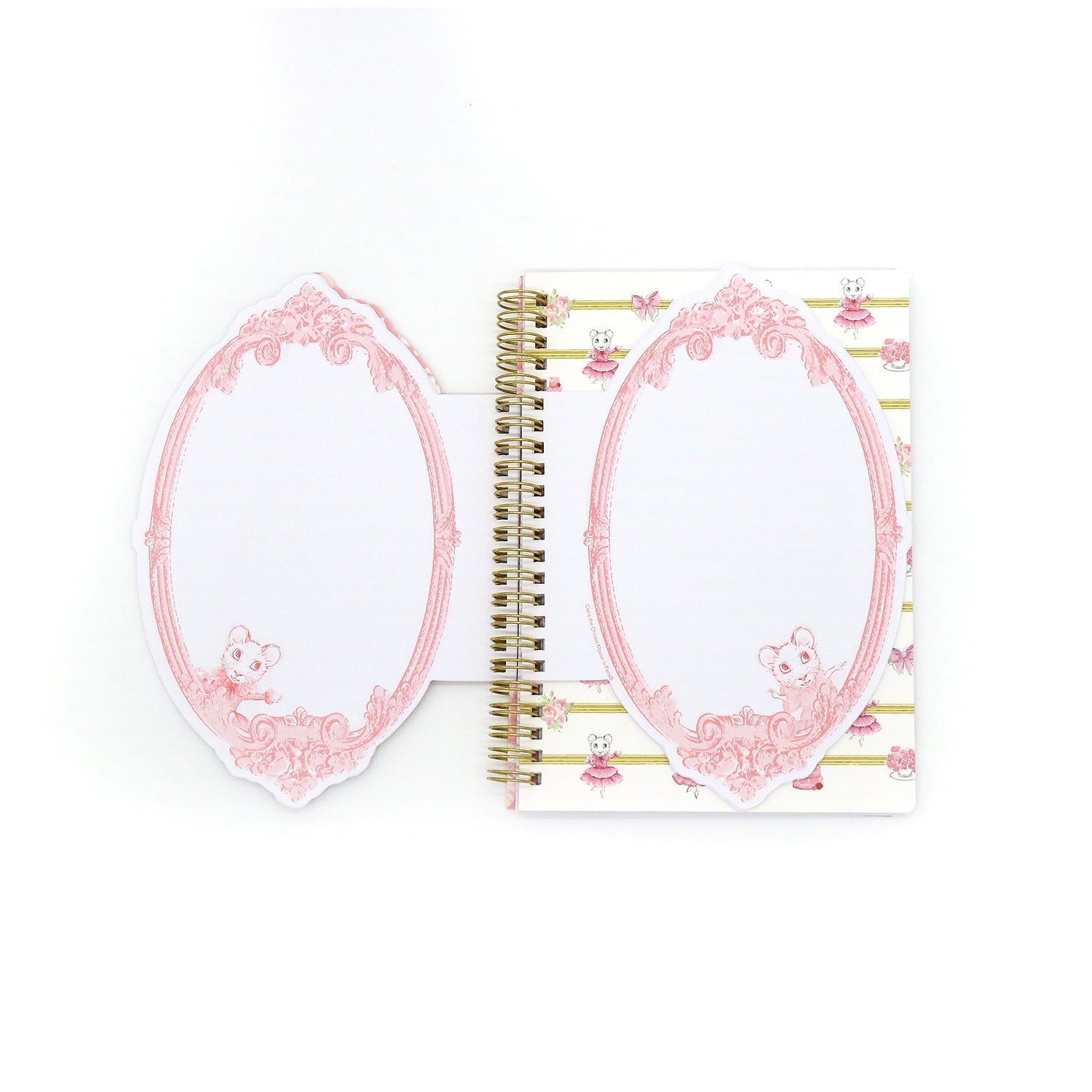 Claris the Mouse Magnificent Mess A5 Notebook - Cute Mouse Design Journal for Writing, Sketching & Note Taking - Perfect Gift for Students & Office Use