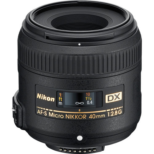 Nikon AF-S NIKKOR DX 40mm F2.8G Macro Lens for DSLR Cameras - Perfect for Close-Up Photography, Product Shots & Food Photography