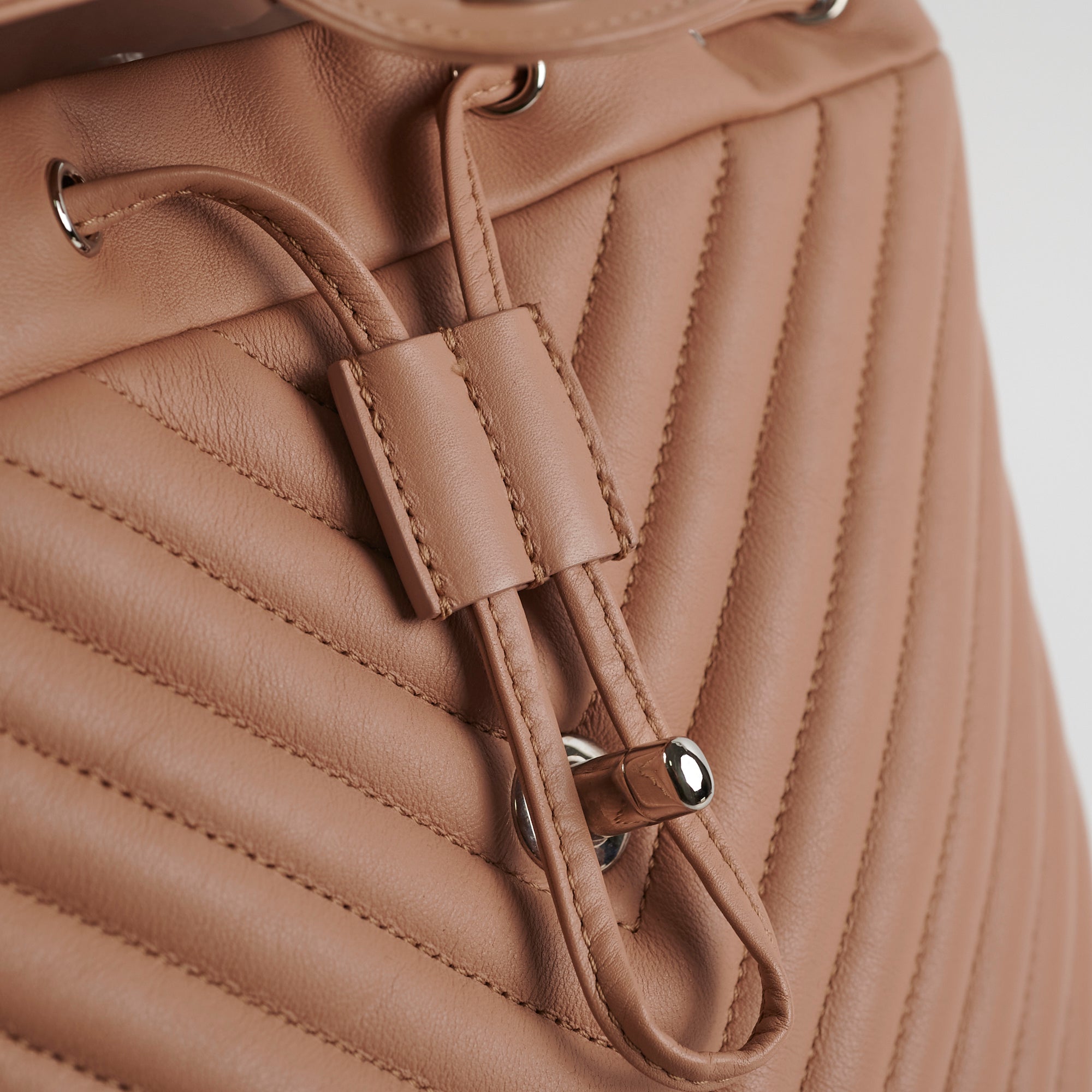 Chanel Calfskin Chevron Small Urban Spirit Backpack in Nude - Luxury Designer Backpack for Women, Perfect for Work, Travel & Everyday Use