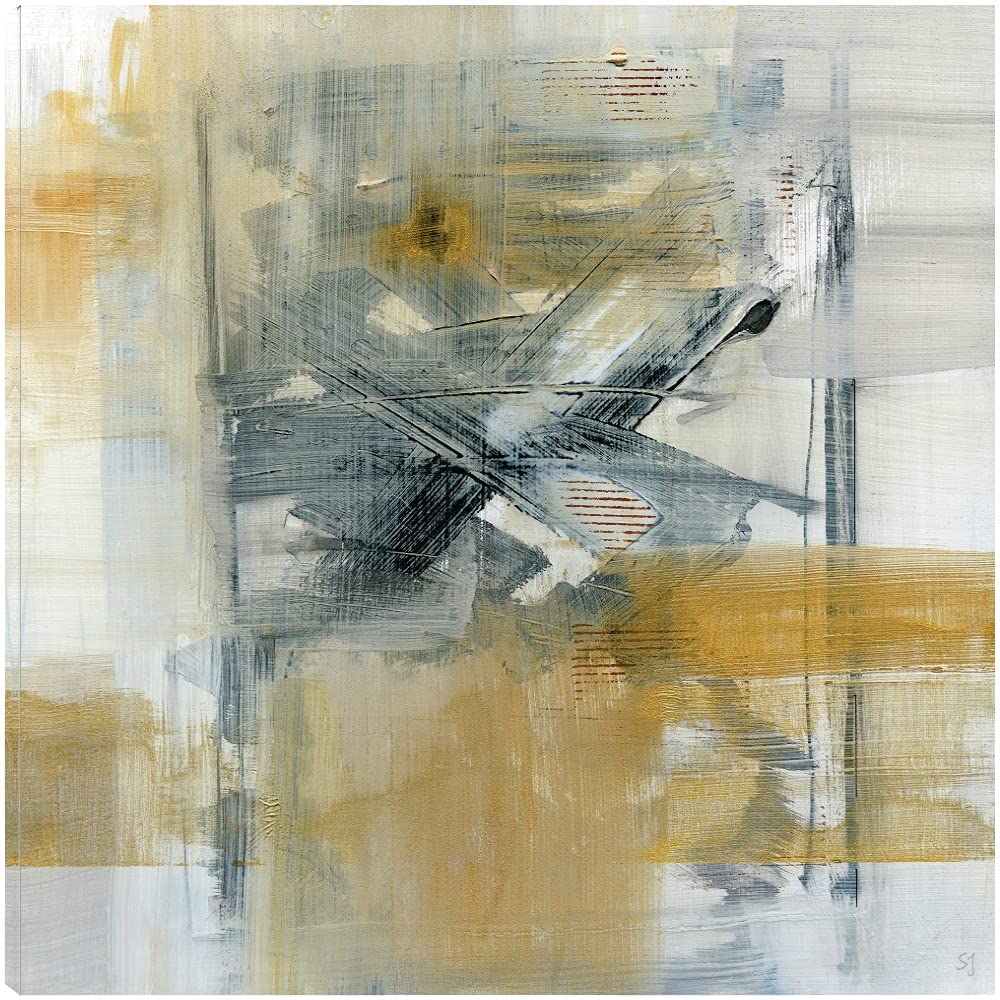 Susan Jill Fine Art Canvas Wall Decor - 32x32 Inch Ready to Hang Abstract Painting for Living Room, Bedroom, Office - Modern Home & Office Wall Art - Perfect for Gifts and Interior Design