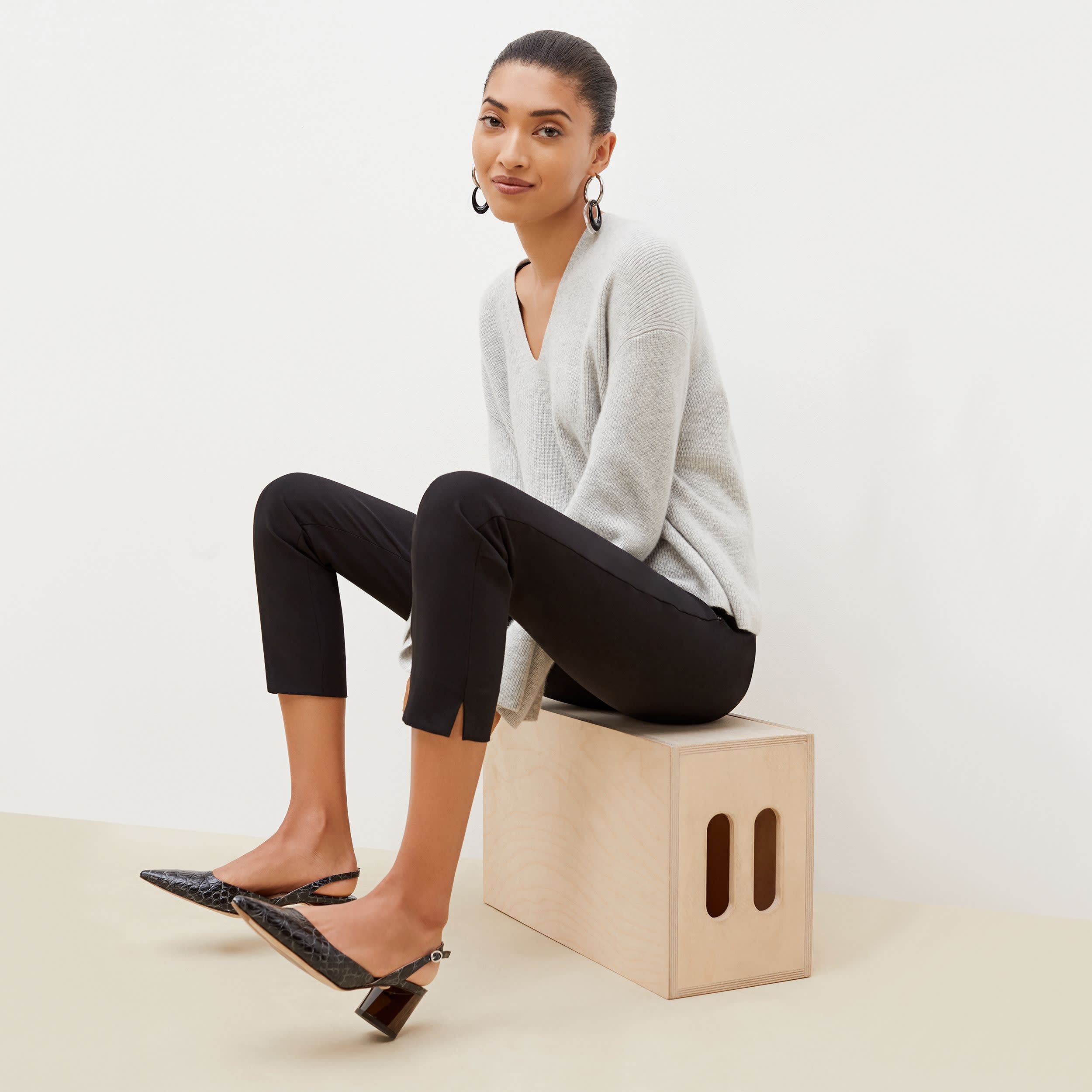 Marais PowerStretch Pants for Women - High-Performance Stretch Black Workout Pants for Running, Yoga & Outdoor Activities