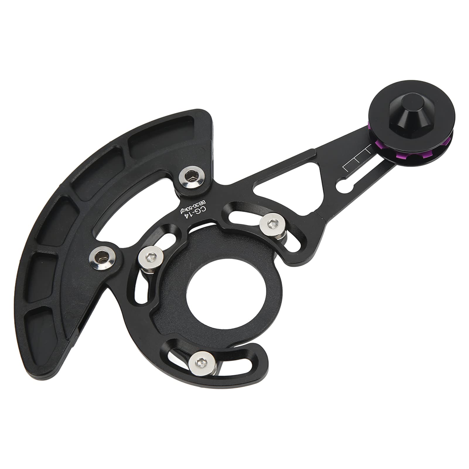 Aluminum Alloy MTB Bike Chain Guard - Single Disc Sprocket for Mountain & Road Bicycles | Durable Bicycle Chain Guide for Off-Road Trails & Urban Commuting