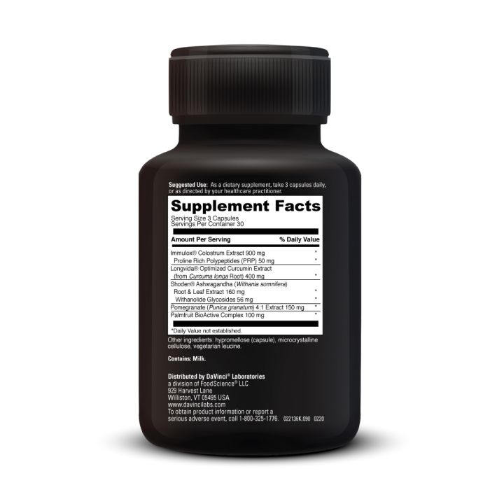 Davinci Labs Amyloid Benefits™ Supplement - 90 Capsules for Brain Health & Cognitive Support - Ideal for Memory Enhancement & Mental Clarity