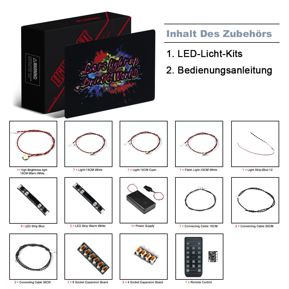 Remote Control LED Lighting Kit for NASA Mars Rover Perseverance 42158 (Non-Lego Model) - Creative Building Toy for Boys and Adults - Perfect for Space Exploration Play & Display Collections