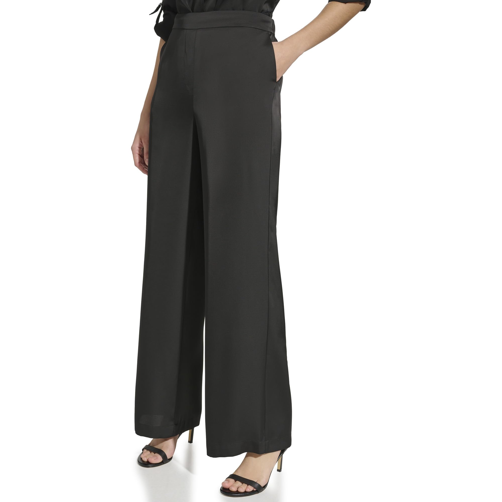 Calvin Klein Women's Wide Leg Pants for Work & Casual Wear