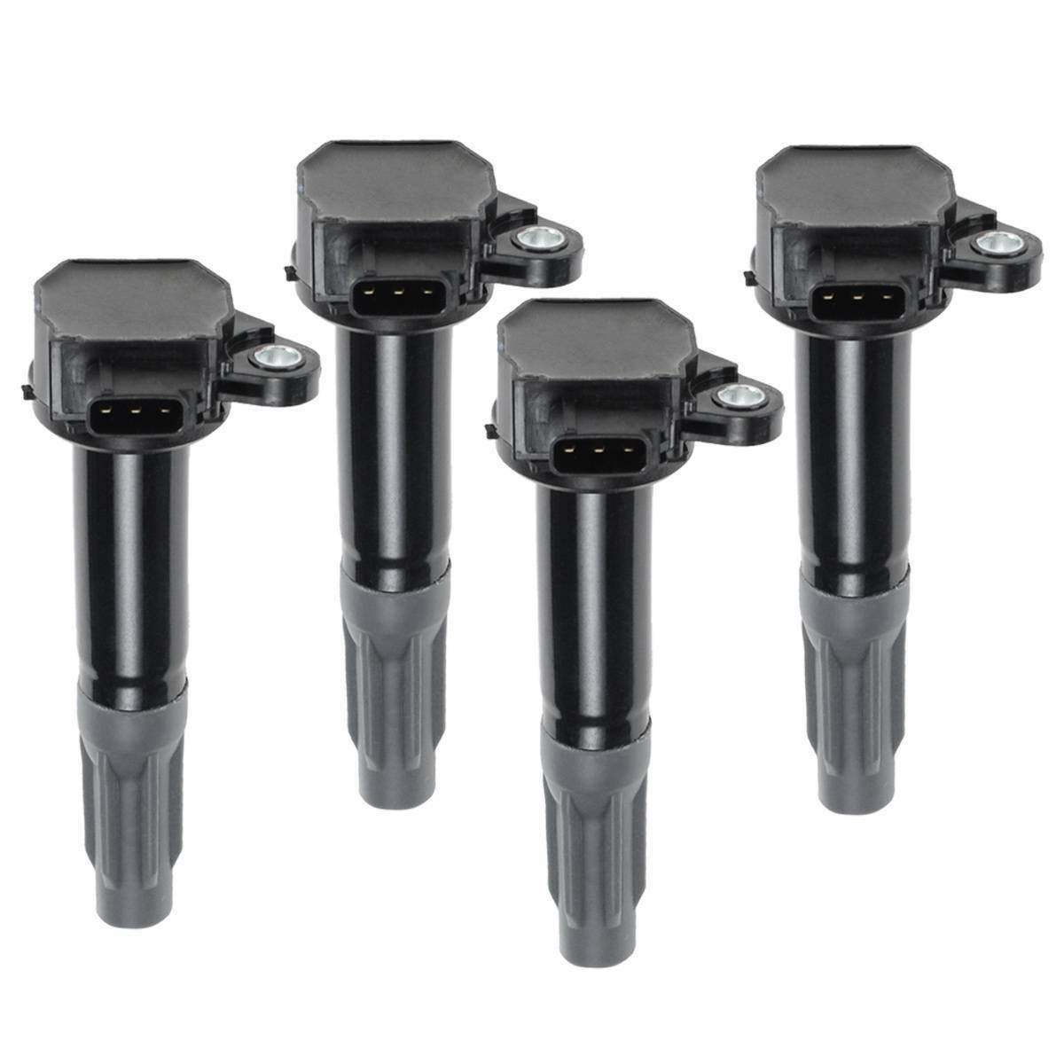 4PCS Ignition Coil Pack Compatible with 2010-2012 Subaru Legacy Sedan & Outback Wagon 2.5L H4 Engine - Direct Replacement for UF-668 - Improve Engine Performance & Fuel Efficiency for Smooth Driving