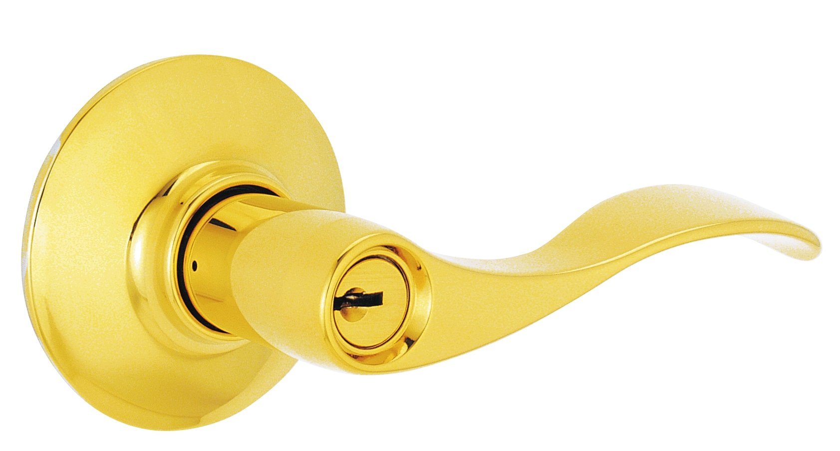 PB Accent Entry Lever Door Handle - Modern Matte Black Finish for Interior & Exterior Doors - Perfect for Home, Office & Commercial Use