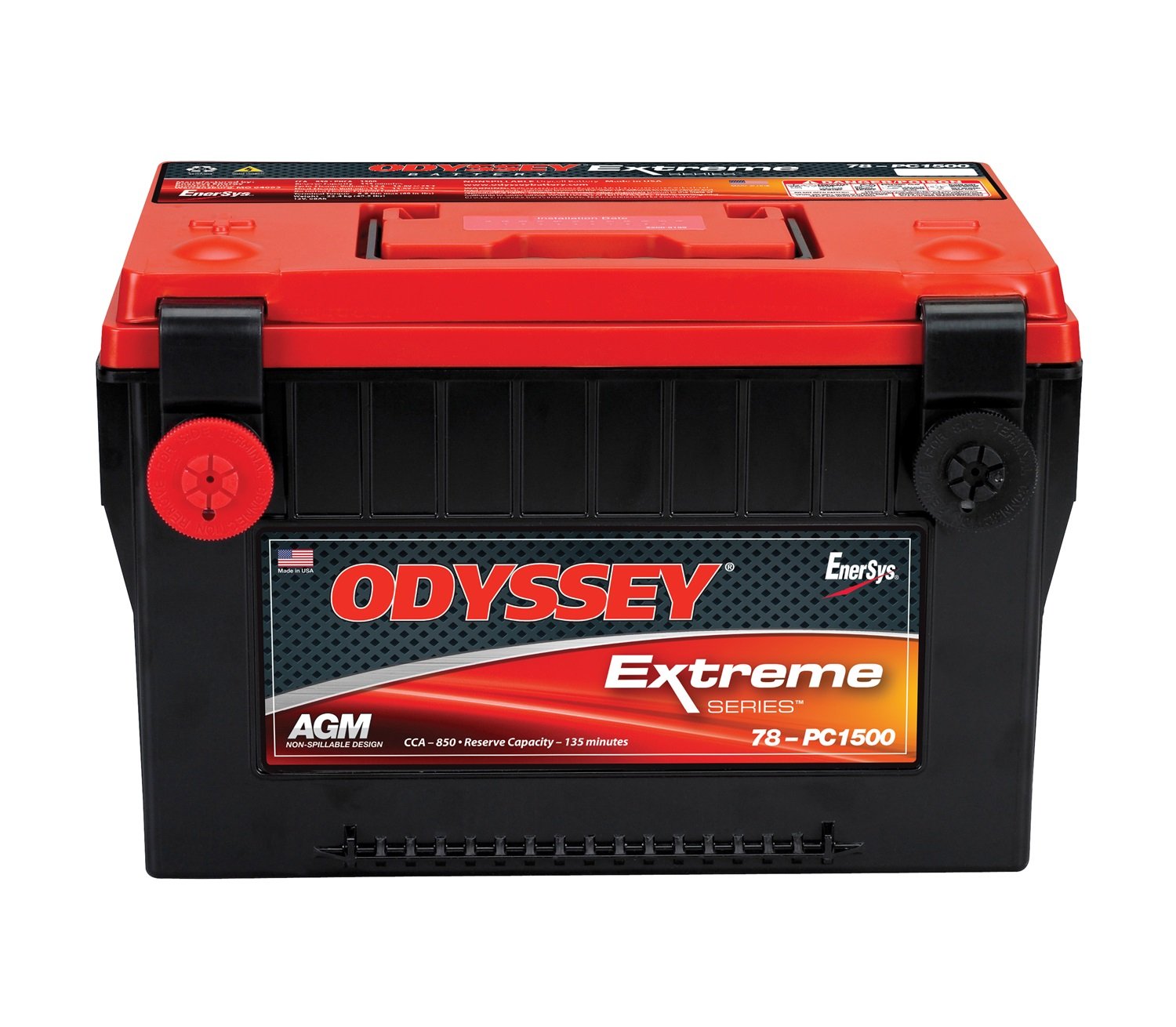 Odyssey PC1500-A 78 Group Size Automotive Battery for Cars, Light Trucks & Vans - High Performance AGM Power for Off-Road, RV & Marine Use