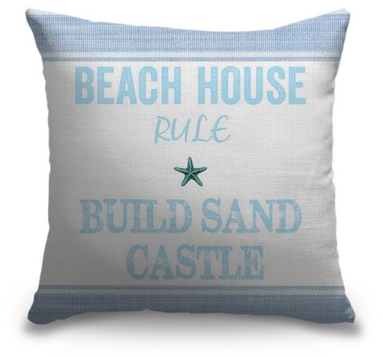 Beach House Rules Light Blue Series - Coastal Decor for Living Room, Bedroom & Porch - Perfect for Beachfront Homes & Vacation Rentals