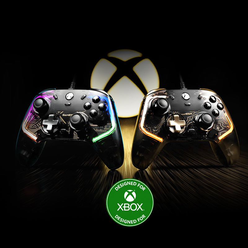 GameSir K1 Kaleid & Kaleid Flux Wired Gaming Controller for Xbox Series X/S, Xbox One - RGB Lighting, Ergonomic Design - Perfect for FPS, Racing & Action Games