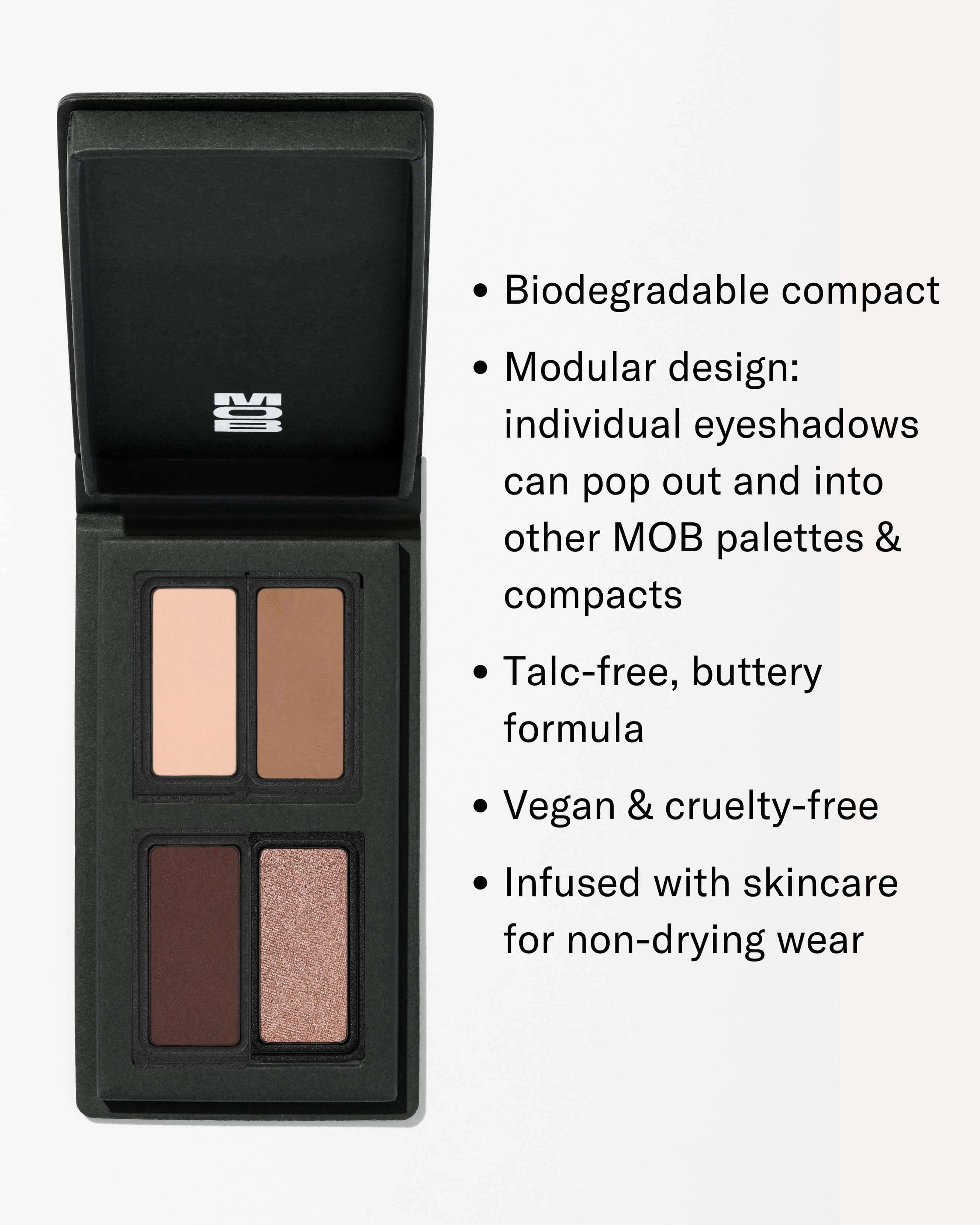 Cool Neutrals Eyeshadow Palette - 12 Matte & Shimmer Shades for Everyday & Night Out Makeup | Vegan & Cruelty-Free | Perfect for Natural Looks, Smokey Eyes & Special Occasions