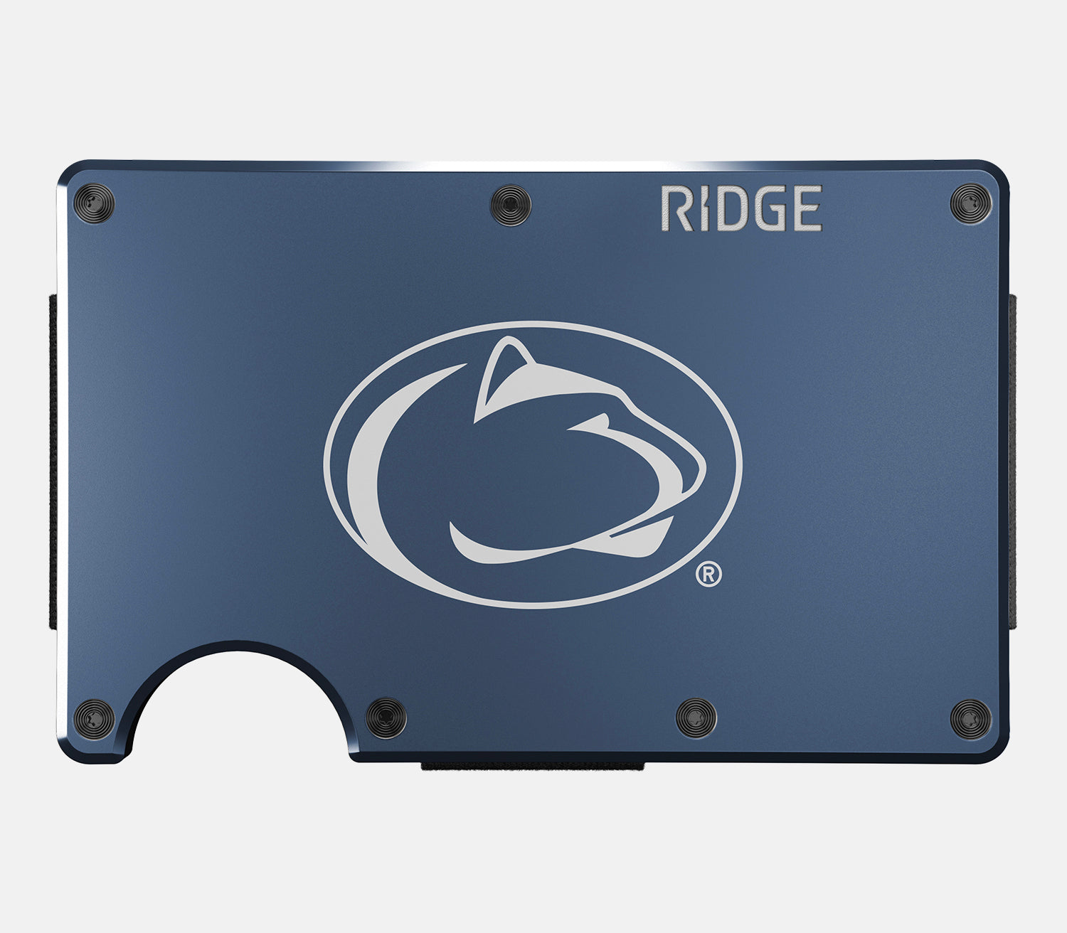 Ridge Wallet for Men - Slim Minimalist RFID Blocking Front Pocket Wallet - Penn State Nittany Lions College Team Design - Perfect for Gifts, Travel & Everyday Carry