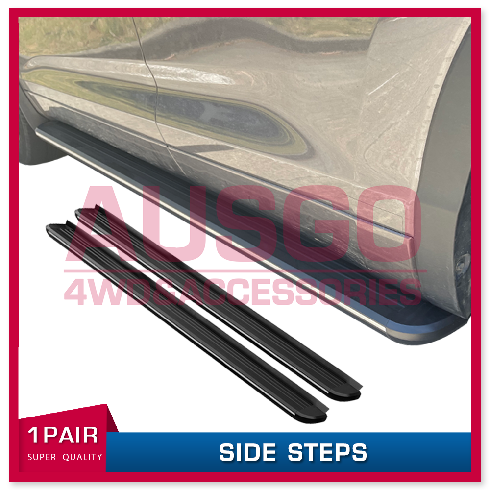 Volkswagen Tiguan Side Steps 2016-2025 | Black Running Boards for SUV | Easy Installation & Durable | Perfect for Off-Roading & Daily Use