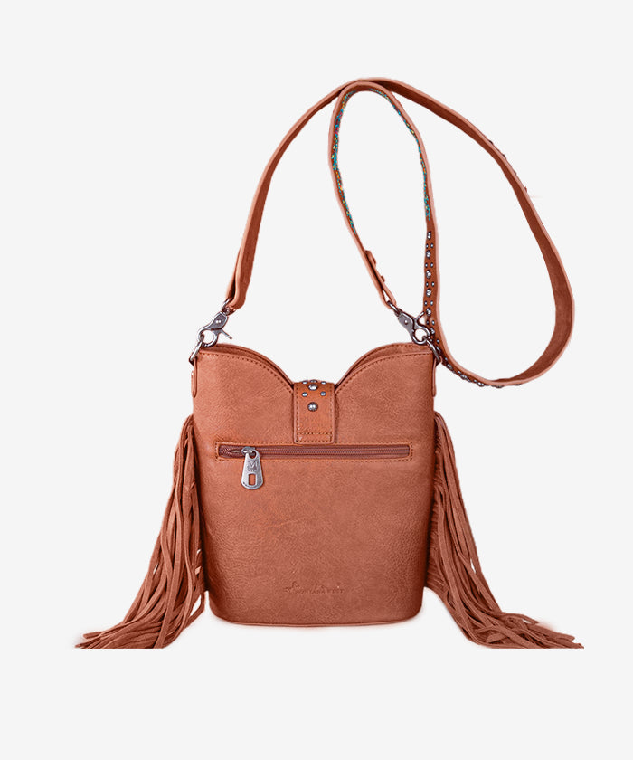 Montana West Floral Crossbody Bag for Women - Stylish Leather Shoulder Purse with Buckle Detail, Perfect for Daily Use, Travel & Shopping