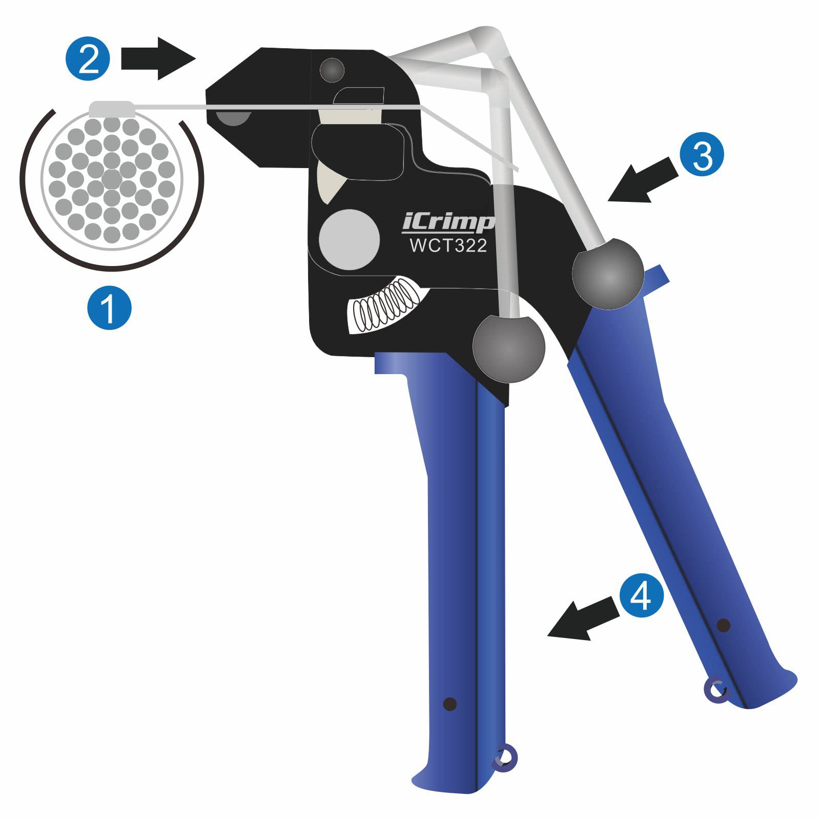 Stainless Steel Cable Tie Gun with Tensioning & Cutting - Heavy Duty Zip Tie Tightener Tool for Electrical, Automotive & Industrial Use - Includes Free Zip Tie Release Tool