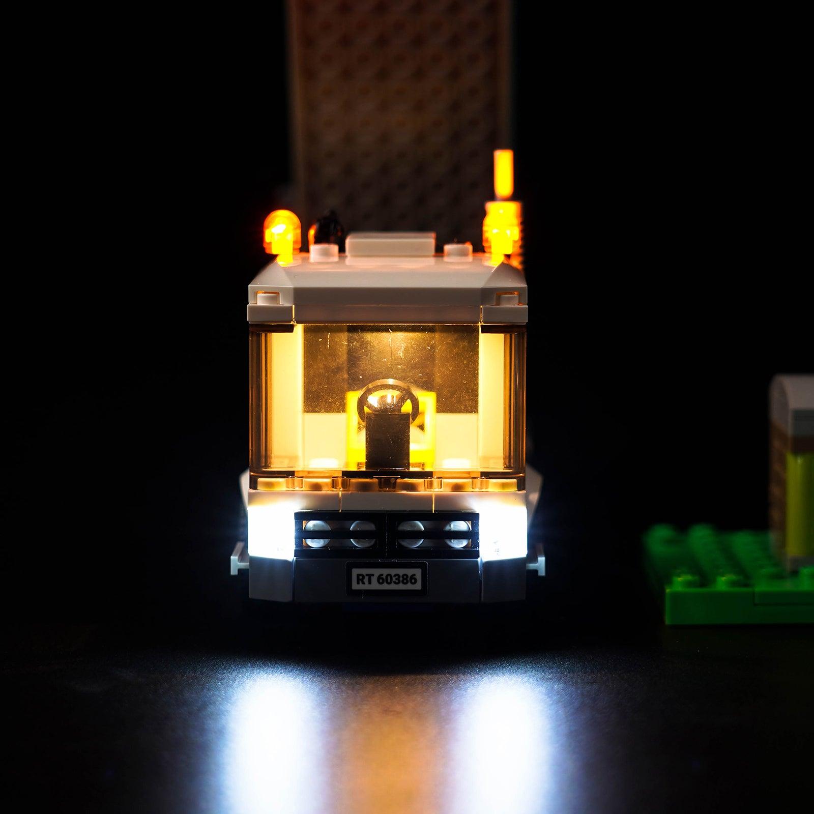Best LED Light Kit for LEGO® City Recycling Truck 60386 - Compatible with LEGO Recycling Vehicle - DIY Lighting Upgrade for LEGO Models & Displays