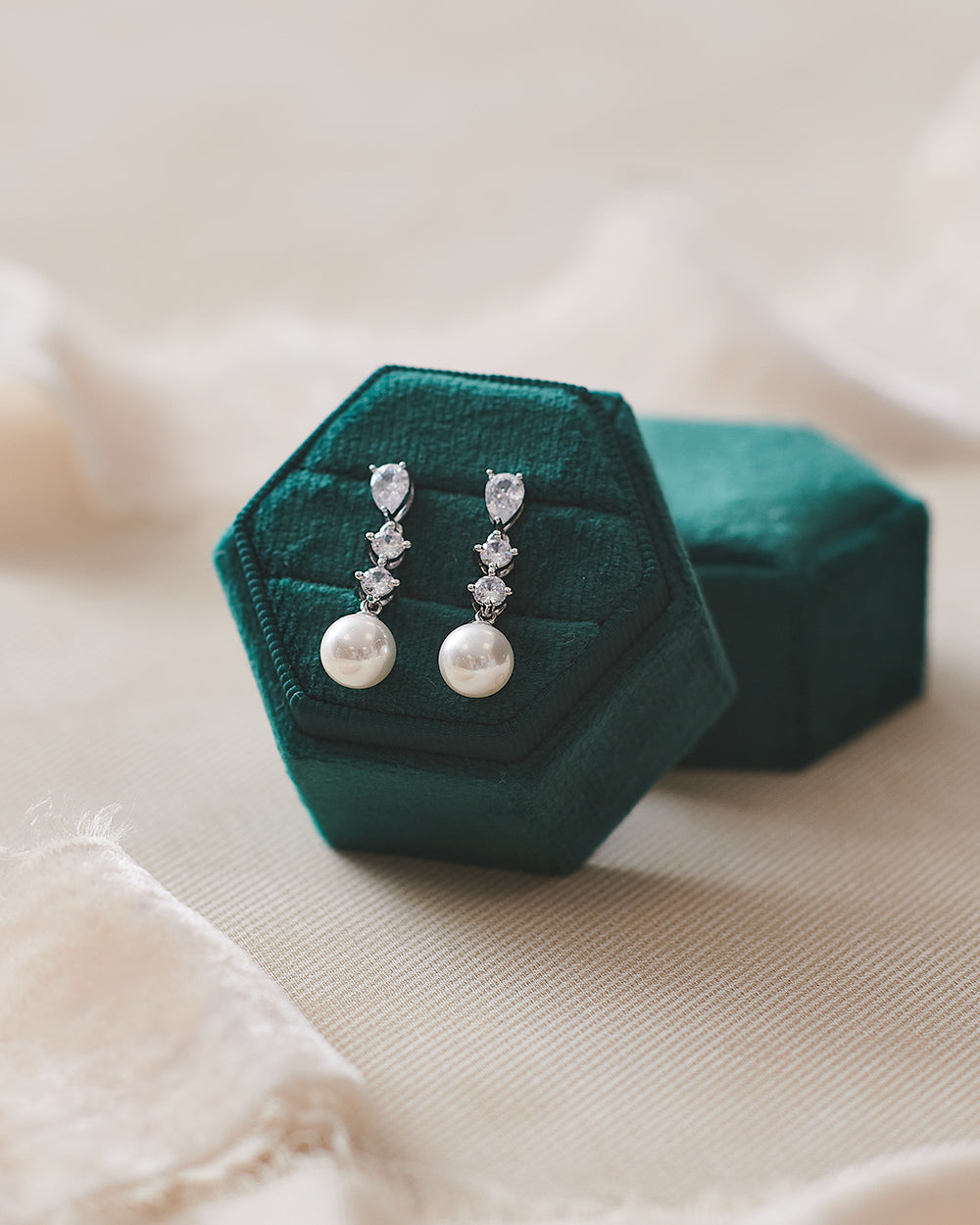 Bailey Pearl Drop Earrings for Women - 925 Sterling Silver Dangle Earrings with Freshwater Pearls - Elegant Jewelry Gift for Wedding, Party & Special Occasions