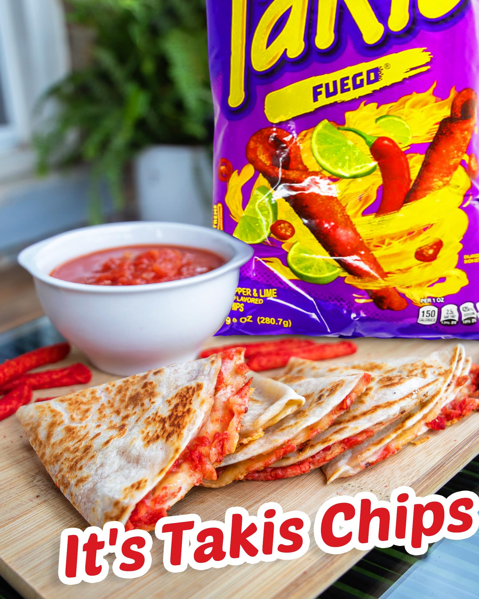 Takis Fuego Hot Chili Pepper & Lime Flavored Corn Snacks - 2 Pack (9.9 oz Each) | Spicy Mexican Style Corn Chips | Perfect for Parties, Movie Nights & Snack Time