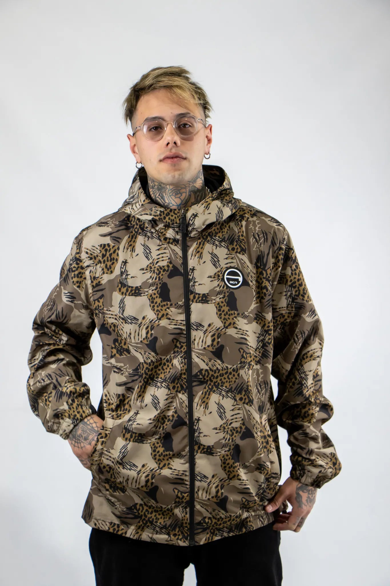 Unisex Ocn Windbreaker Jacket - Carter Lake Brown Camel for Outdoor Hiking & Casual Wear